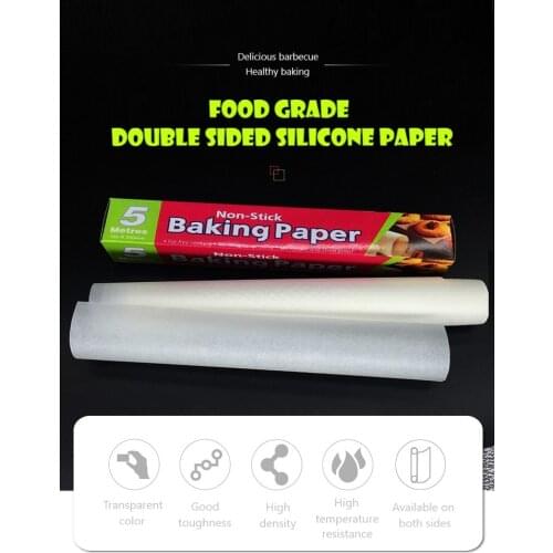 5m silicone oil paper anti sticking baking oil paper high temperature oven baking pan household oil paper