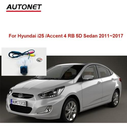 Autonet AHD Rear view cameraFor Hyundai i25 Accent 4 RB 5D Sedan 2011~2017 license plate camera/CVBS night view reversing camera