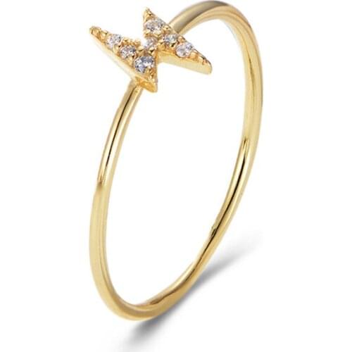 CANNER Minimalism Zircon Butterfly Rings For Women Girl Silver 925 Jewelry Ring Friendship Jewelry Circle Rings Hand Accessories