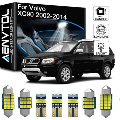 Seker Canbus For Volvo XC90 275 SUV 2002-2014 Interior Lights Vehicle LED Accessories Inside Map Dome Trunk No Error Bulb Kit