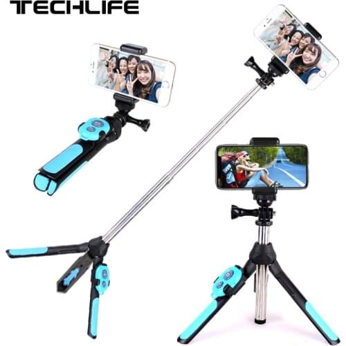 DUSZAKE Bluetooth Selfie Stick Tripod For Xiaomi Wireless Monopod For Phone Mini Selfie Stick Bluetooth Tripod For iPhone Xiaomi