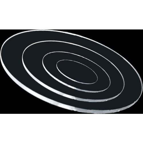 Large Clear Extruded Circle Acrylic Discs Plexiglass Sheet For picture frames Round Cake Disks Holders DIY Craft Bake Goods Tool