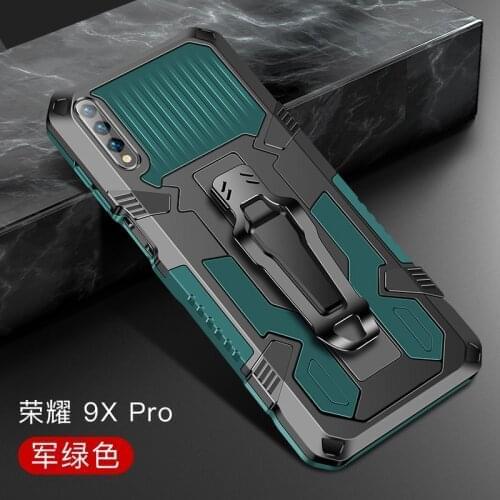 Armor Case for Huawei Honor 9X Case Shockproof Belt Clip Holster Cover For Honor 9X Global Honor9X 9 X Premium 9X Pro Coque capa