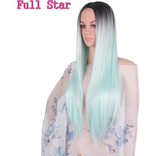 Full Star Black Wigs