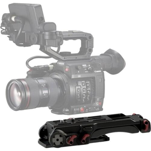 Hontoo 15mm C200 Quick Release Baseplate Base Plate with shoulder pad for CANON C200 camera film