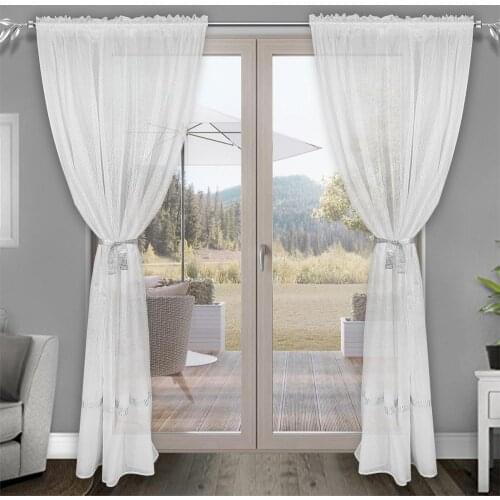 Flying silver yarn fabric with shiny plastic diamond band curtain for window and bed room curtain