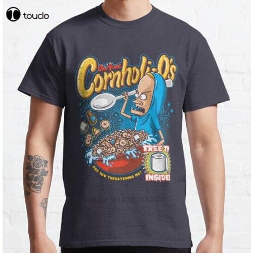 New Cornholi-Os Classic T-Shirt Cotton Men Tee Shirt