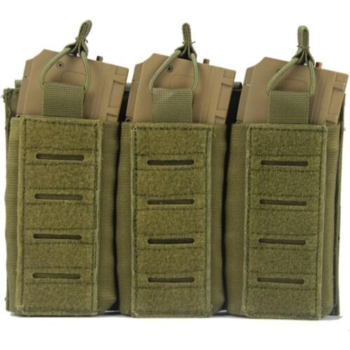 Hunting Tactical Molle Magazine Pouch Bag Universal Elastic Flashlight Radio Holder Case Hunting Cartridge Bags