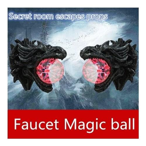Escape from the secret room escape game prop touch Faucet Magic ball Ionic ball Static electricity ball takagism game