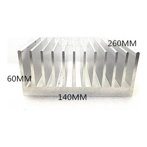 1pcs heatsink 140*60-260mm/High - power radiator / high - power module radiator / electronic radiator