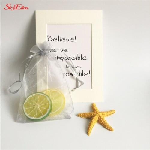 50 pcs organza bag black jewelry bag/large drawstring gift bag for celebrating wedding 5z