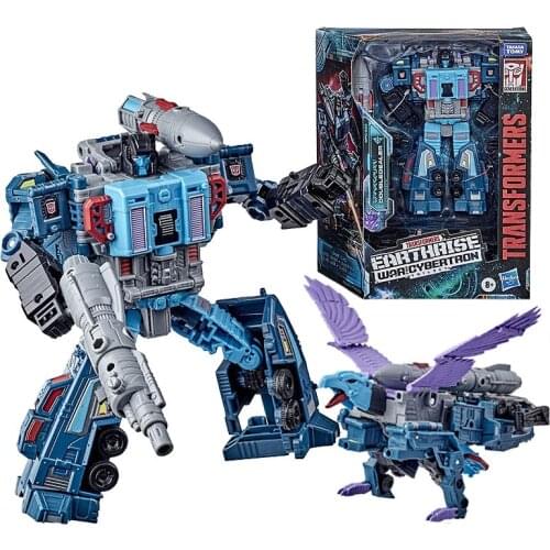 Hasbro Transformer Generations War for Cybertron: Earthrise Leader WFC-E23 Doubledealer Triple Changer Action Figure Model E8205