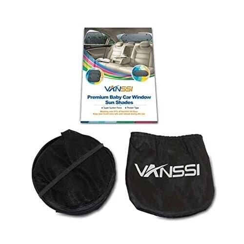 VANSSICar Sun Shades Blocks over 97% of Harmful UV Rays Protection for Your Kids Pets Universal Auto Accessories for Side Window