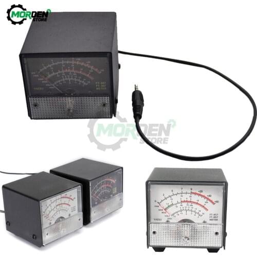 External S Meter SWR Power Meter For FT-857 FT-897 Practical Receive Emission Display Metal Case Cover SWR Meter