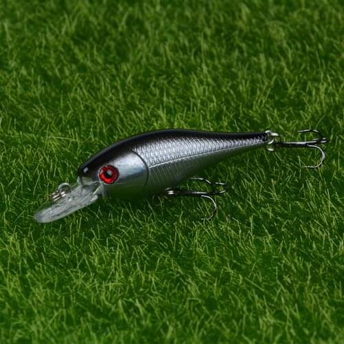1PCS Small Minnow Bait Fishing Lure 65mm 4.8g Light Crankbait Topwater Hard Wobblers Vibrating Floating Trolling Lures Pesca