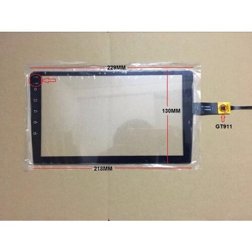 229*130 MM 9 inch Capacitive touch screen IC:GT911 6pin for car android navigation touch panel