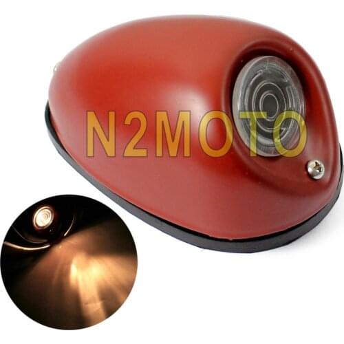 Motorcycle Side Fender Mount Car Caution Light Front Sidecar Light for BMW Zündapp DB DS DBK KS KS750 R12/R75/R51/R61/R66/R71