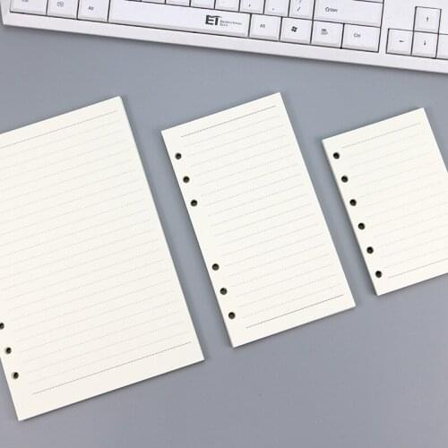 45 Sheets Loose-leaf Paper A5 A6 A7 6 Holes Filling Paper Weekly Monthly Planner Agenda Journal Notebook Paper 100g Paper