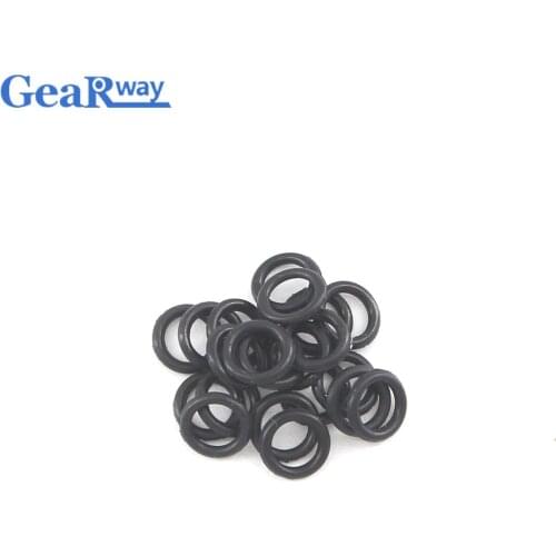 Gearway 1mm CS O Ring Seal Black NBR O-ring Gasket 3.5/4/5/6/7/8/9/10/20mm OD Oil Resistance O Ring Sealing