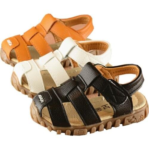 Summer Children Closed-Toe Toddler Baby Boys Sandals For Infant Kids Boys Beach Shoes Sandals 1 2 3 4 5 6 7 Years old New 2021