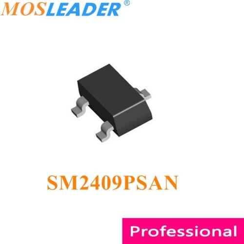 Mosleader SM2409PSAN SOT23 3000PCS SM2409 SM2409PSANC-TRG P-Channel 20V 30V 3A Made in China High quality