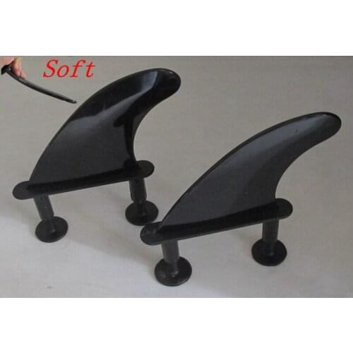 Dorsal Performance 5" Soft Surf Fins Rear Surfboard Fins all-round Black Surfing fin surfing accessoire