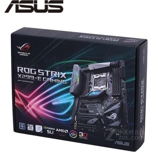 NEW For Asus ROG STRIX X299-E Gaming Original Desktop Intel X299 DDR4 Motherboard LGA LGA 2066 USB3.0 M.2 SATA3