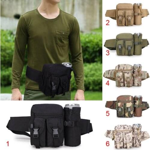 New Arrival Men Tactical Molle Waist Bag Hip Packs Travel Camping Hunting Military Waistbag Sports Belt Pouch Pocket B2Cshop