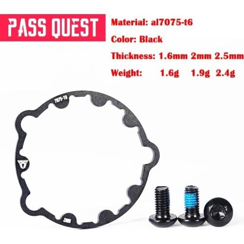 Pass Quest Gxp Offset Crank Washer 1.6mm 2mm 2.5mm Al7075-T6 For Sram Crank