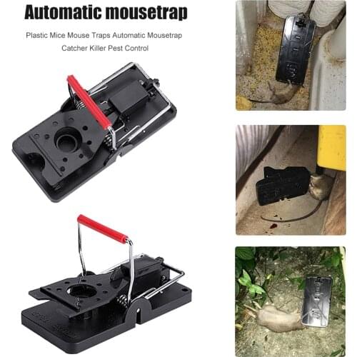 Plastic Mice Mouse Traps Automatic Mousetrap Catcher Killer Pest Control Reusable Mice Catcher Clamp Snap Mouse Trap