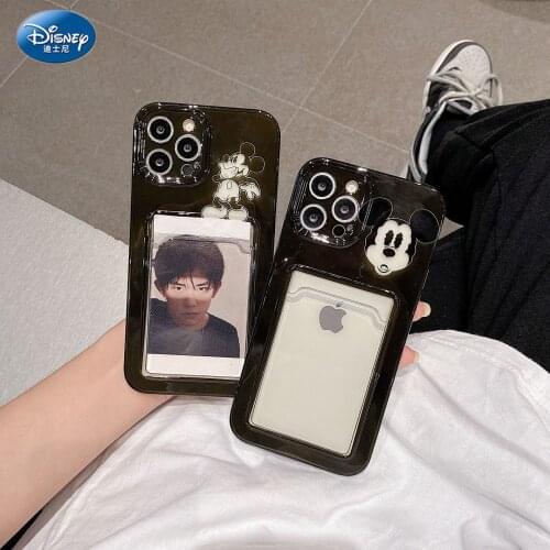 DISNEY Mickey silicone case for iPhone 11 Pro Xs Max iPhone SE 7 8 Plus Official Liquid Silicon 360 Full Cover zz0801-3