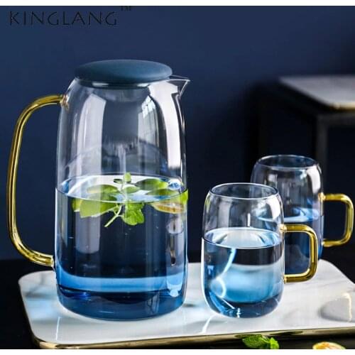 Glass cold kettle household heat resistant high temperature explosion-proof cool kettle large capacity cold water cup teapot