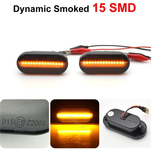 Led Dynamic Side Marker Turn Signal Light Sequential Blinker For Volkswagen VW Bora Golf 3 4 Passat 3BG Polo SB6 For SEAT Ibiza