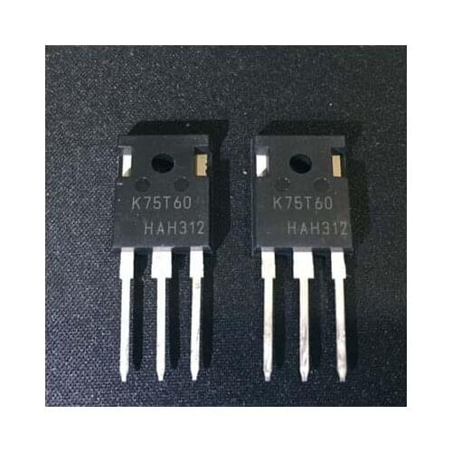 1pcs/lot K75T60 IKW75N60T 75A 600V TO-247 IBGT tube quality assurance 100