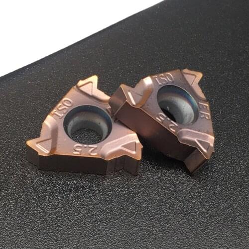 10PCS 16ER M 2.5 ISO FT1125 Toolholders Threading Inserts CNC Turning Tool Stainless Steel And Steel Parts Are Universal Lathe