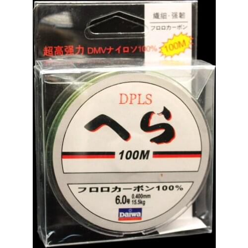 100m Invisible Spotted Nylon Fishing Line 3D Fly Fishing Line Super Strong Speckled Carp Fluorocarbon Line Fishing Line