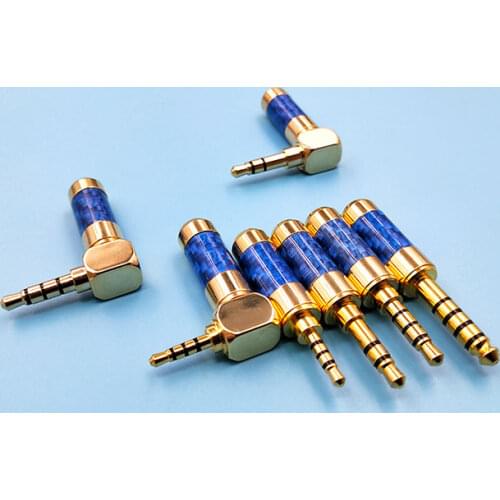 2.5mm 3.5mm 4.4mm 3pole/4pole stereo/balance plug 2pcs