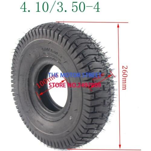 2019 Hot Sale High Performance Tire 4.10/3.50-4 Fits Many Gas and Electric Scooters ATVS Mini Motorcycle 4.10/ 3.50-4