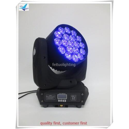 8/lot) lyre dmx 19x12w moving head, rgbw 4 in 1 lyre beam led moving head zoom light