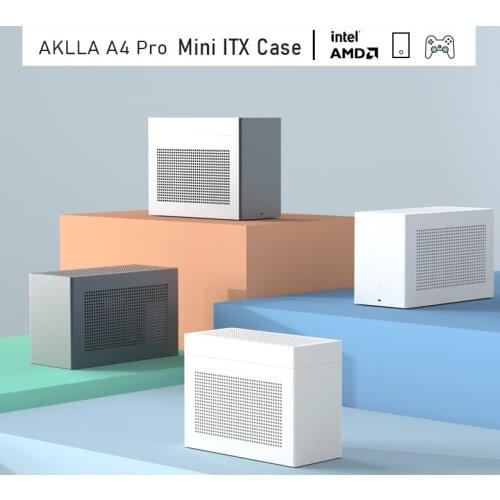 A4pro itx Mini chassis SFX power supply 240 / 280 water cooled aluminum alloy CNC machining