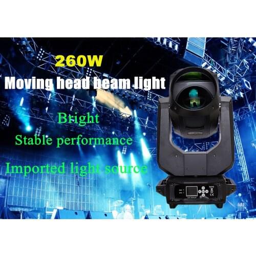 Ampoule à tête mobile 260W 9R, 16/17 canaux, Double prisme, arc-en-ciel, Bar, fête de mariage, Dj, équipement d'éclairage de scè