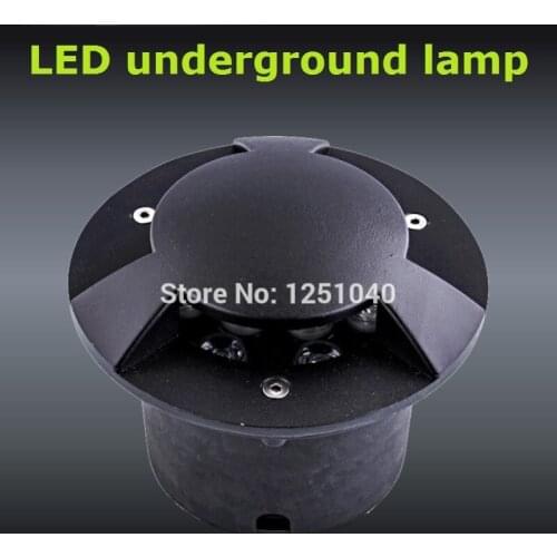 Polarized light 7W LED Underground Ligjht 12V 24V IP65 Waterproof CE ROHS Outdoor Landscape Lighting single color lamp 4PCs/Lot