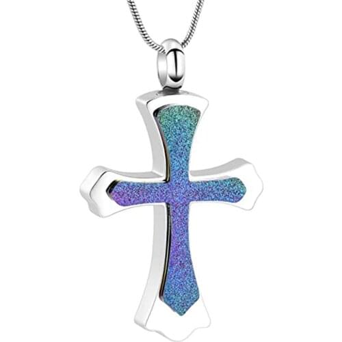Cross Urn Necklace for Ashes Memorial Keepsake Ashes Urn Pendant Necklace Ash Keepsake Jewelry Urn