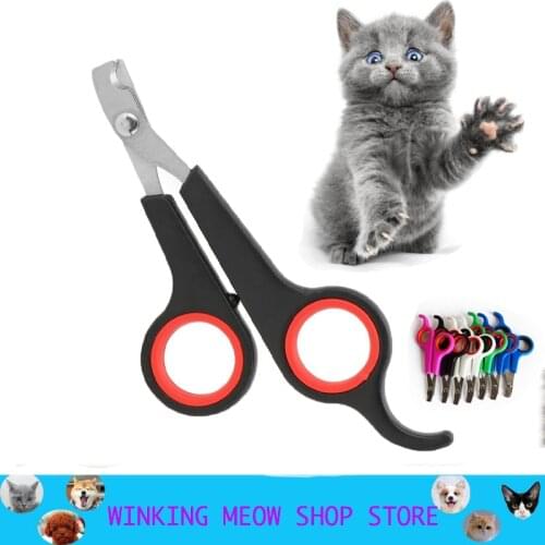 Pet Cat Dog Grooming Nail Clippers Puppy Nail Clipper Trimmer Cutter Stainless Steel Dogs Cats Claw Nail Scissors Toe Care