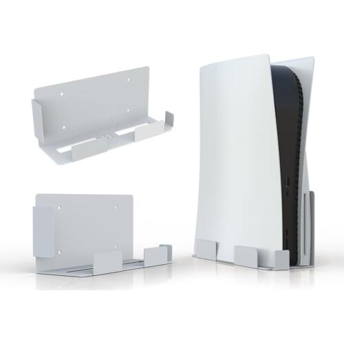 Wall Bracket for PS5 Game Console Storage Rack Controller Storage Holder Stand Anti-Slip Holder Wall Mount for Sony PS