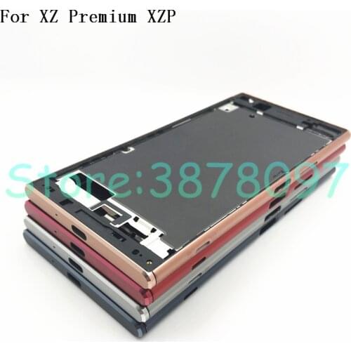 New 5.5 inches For Sony Xperia XZ Premium XZP G8141 G8142 Middle Front Frame Bezel Housing LCD Screen Holder Frame