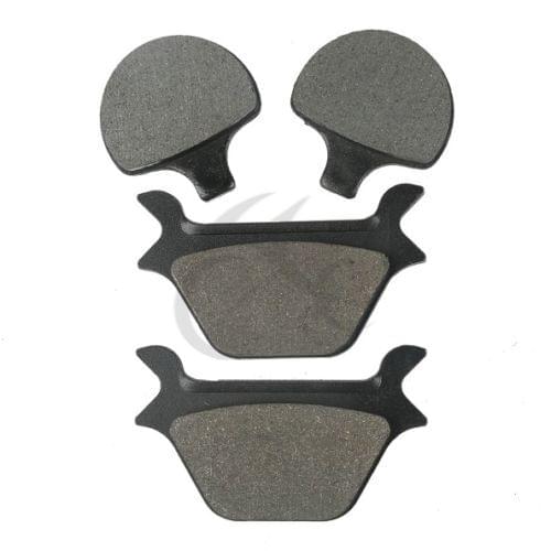 TCMT Motorcycle 4 pcs Front & Rear Brake Pads For Harley Sportster Softail Series All Models 1988-1999