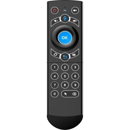 G21Pro Remote Control Backlit Gyroscope Wireless Air Mouse 2.4G Smart Voice Remote Control for TV Set-Top Box Projector
