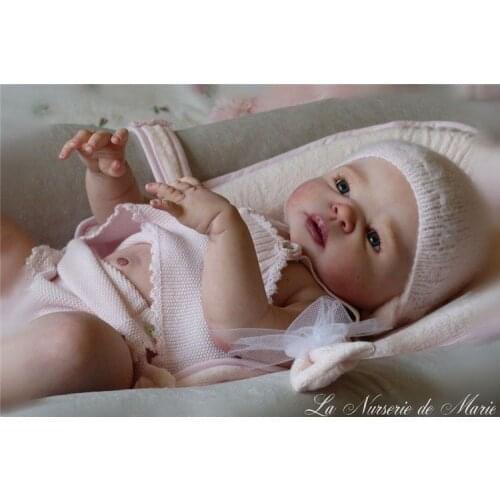 Reborn Kits For 22'' Soft Vinyl Reborn Doll Accessories Doll Toys For DIY 3/4 Limbs girl boy body Doll Kits