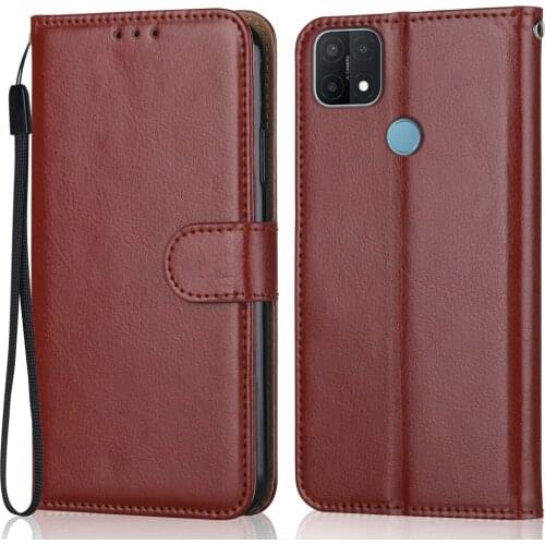 Folio Luxury Leather Case for On OPPO A15S A15 A35 Wallet Case Phone Bag for OPPO A15 A35 A 15S A15 S Fundas shell